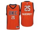 Mens Oklahoma City Thunder #25 Doug McDermott adidas Orange Player Swingman Jersey