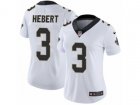 Women Nike New Orleans Saints #3 Bobby Hebert Vapor Untouchable Limited White NFL Jersey