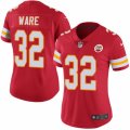 Women's Nike Kansas City Chiefs #32 Spencer Ware Limited Red Rush NFL Jersey