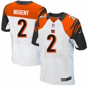 Men\'s Nike Cincinnati Bengals #2 Mike Nugent Elite White NFL Jersey - å‰¯æœ¬