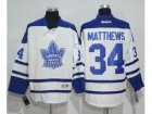 Toronto Maple Leafs #34 Auston Matthews White Third Stitched NHL Jersey