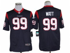 Nike NFL Houston Texans #99 J.J. Watt Blue Jerseys(Limited)