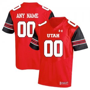 Utah Utes Red Mens Customized College Football Jersey
