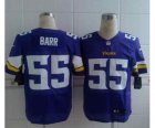Nike minnesota vikings #55 barr purple jerseys[Elite]