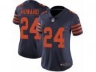 Women Nike Chicago Bears #24 Jordan Howard Vapor Untouchable Limited Navy Blue 1940s Throwback Alternate NFL Jersey