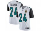 Nike Jacksonville Jaguars #24 T.J. Yeldon White Vapor Untouchable Limited Player NFL Jersey
