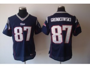 Nike NFL new england patriots #87 gronkowski blue Elite jerseys