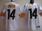 Pittsburgh Steelers #14 Limas Sweed Super Bowl XLV white