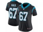 Women Nike Carolina Panthers #67 Ryan Kalil Vapor Untouchable Limited Black Team Color NFL Jersey