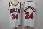 Bulls #24 Laur Markkanen White Nike Authentic Jersey