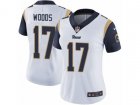 Women Nike Los Angeles Rams #17 Robert Woods Vapor Untouchable Limited White NFL Jersey
