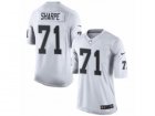 Mens Nike Oakland Raiders #71 David Sharpe Limited White NFL Jersey