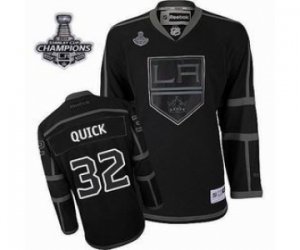 nhl jerseys los angeles kings #32 quick black ice[2014 Stanley cup champions]