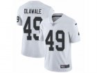 Mens Nike Oakland Raiders #49 Jamize Olawale Vapor Untouchable Limited White NFL Jersey
