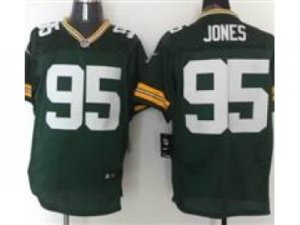 Nike NFL Jerseys Green Bay Packers #95 Datone Jones Green Jerseys(Elite)