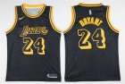 Lakers #24 Kobe Bryant Black Nike Swingman Jersey