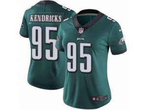 Women Nike Philadelphia Eagles #95 Mychal Kendricks Vapor Untouchable Limited Midnight Green Team Color NFL Jersey