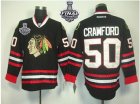 nhl jerseys chicago blackhawks #50 crawford black[2013 stanley cup]