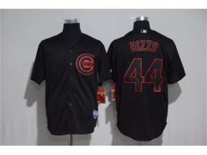 Chicago Cubs #44 Anthony Rizzo Black Cool Base Stitched MLB Jersey