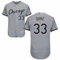 Men's Majestic Chicago White Sox #33 Zach Duke Grey Flexbase Authentic Collection MLB Jersey