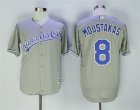 Royals #8 Mike Moustakas Gray Cool Base Jersey
