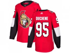 Men Adidas Ottawa Senators #95 Matt Duchene Red Home Authentic Stitched NHL Jersey