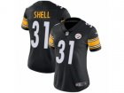 Women Nike Pittsburgh Steelers #31 Donnie Shell Vapor Untouchable Limited Black Team Color NFL Jersey