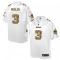 Nike Minnesota Vikings #3 Blair Walsh White Men NFL Pro Line Fashion Game Jersey