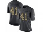 Mens Nike Houston Texans #41 Zach Cunningham Limited Black 2016 Salute to Service NFL Jersey