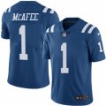 Mens Nike Indianapolis Colts #1 Pat McAfee Limited Royal Blue Rush NFL Jersey