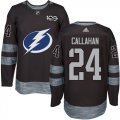 Tampa Bay Lightning #24 Ryan Callahan Black 1917-2017 100th Anniversary Stitched NHL Jersey