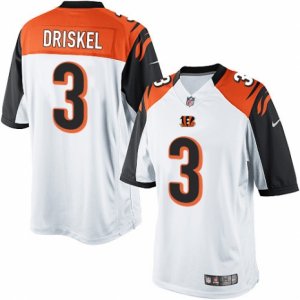 Mens Nike Cincinnati Bengals #3 Jeff Driskel Limited White NFL Jersey