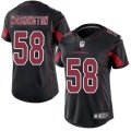 Womens Nike Arizona Cardinals #58 Daryl Washington Black Stitched NFL Limited Rush Jersey