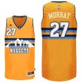 Mens Denver Nuggets #27 Jamal Murray Gold Alternate Swingman Jersey