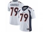 Mens Nike Denver Broncos #79 Michael Schofield Vapor Untouchable Limited White NFL Jersey
