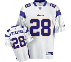 minnesota vikings #28 peterson youth white