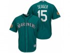 Mens Seattle Mariners #15 Kyle Seager 2017 Spring Training Cool Base Stitched MLB Jersey
