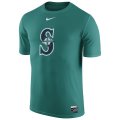 MLB Men's Seattle Mariners Nike Authentic Collection Legend T-Shirt - Aqua Green