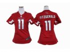 Nike Women NFL Arizona Cardicals #11 Larry Fitzgerald Red Jerseys