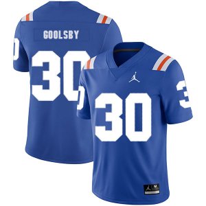 Florida Gators #30 DeAndre Goolsby Blue Throwback College