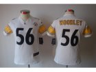 Nike Women Pittsburgh Steelers #56 Lamarr Woodley white Limited Jerseys
