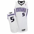 Mens Adidas Sacramento Kings #5 Malachi Richardson Authentic White Home NBA Jersey
