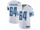 Women Nike Detroit Lions #64 Travis Swanson Vapor Untouchable Limited White NFL Jersey