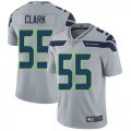 Nike Seahawks #55 Frank Clark Gray Vapor Untouchable Limited Jersey