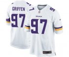 Men's Nike Minnesota Vikings #97 Everson Griffen Game White NFL Jersey