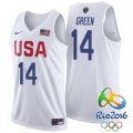 Draymond Green USA Dream Twelve Team #14 2016 Rio Olympics White Jersey