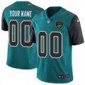Mens Nike Jacksonville Jaguars Customized Teal Green Team Color Vapor Untouchable Limited Player NFL Jersey