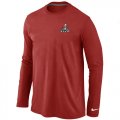 Nike Seattle Seahawks Super Bowl XLVIII Champions Trophy Collection Locker Room Long Sleeve Red