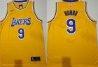 Lakers #9 Rajon Rondo Gold 2018-19 Nike Swingman Jersey