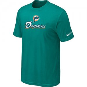 Nike Miami Dolphins Authentic Logo T-Shirt Green